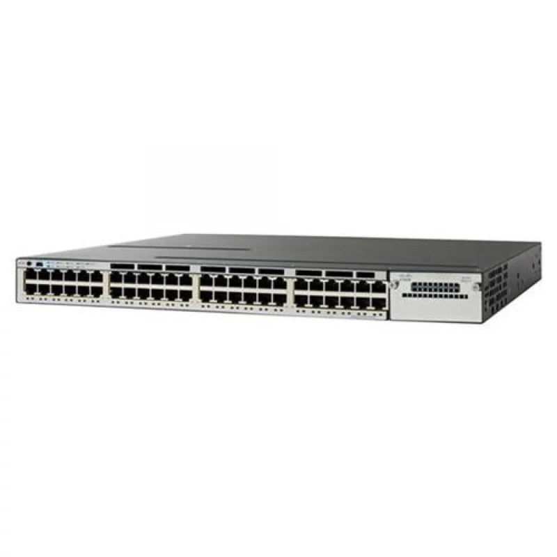 Cisco Catalyst WS-C3850-48P-L commutateur Gigabit Ethernet 48 ports PoE+ couche 3 géré empilable pour réseau entreprise