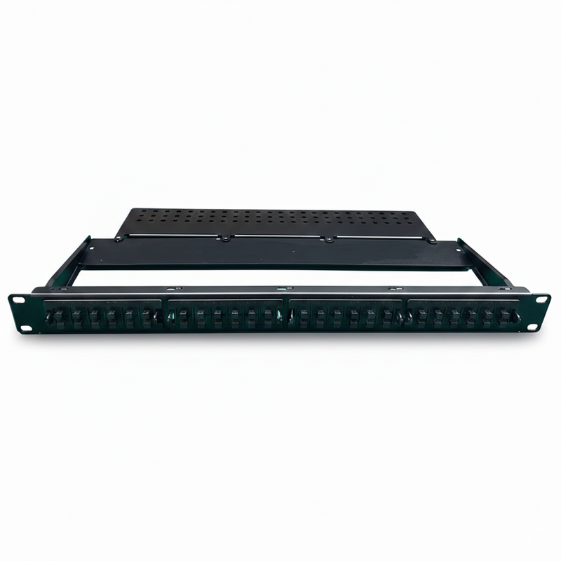 Panneau d'adaptateurs MPO MTP avec 6 adaptateurs MPO pour panneaux de brassage fibre optique haute densité et installations en baie datacenter