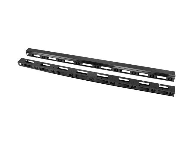 Ensemble de panneaux de gestion de câbles verticaux 42U 19" (2 pcs) pour baies autoportantes 800mm, noir