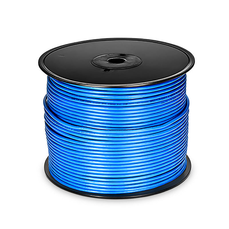 GigaSPEED X10D 3091B Cat6A U/UTP copper Ethernet installation cable blue ETL certified for 10G LAN and structured cabling networks
