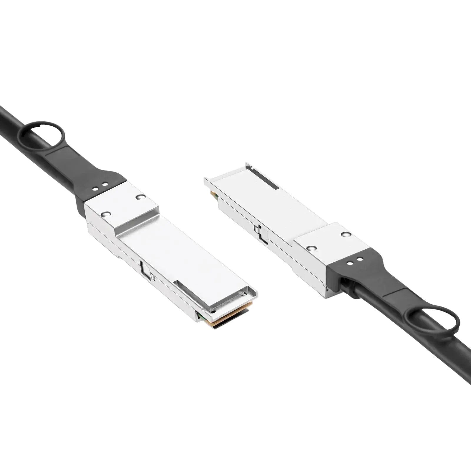 Câble cuivre à connexion directe passif compatible Twinax 200G QSFP56 pour connectivité Ethernet haut débit dans les serveurs et centres de données