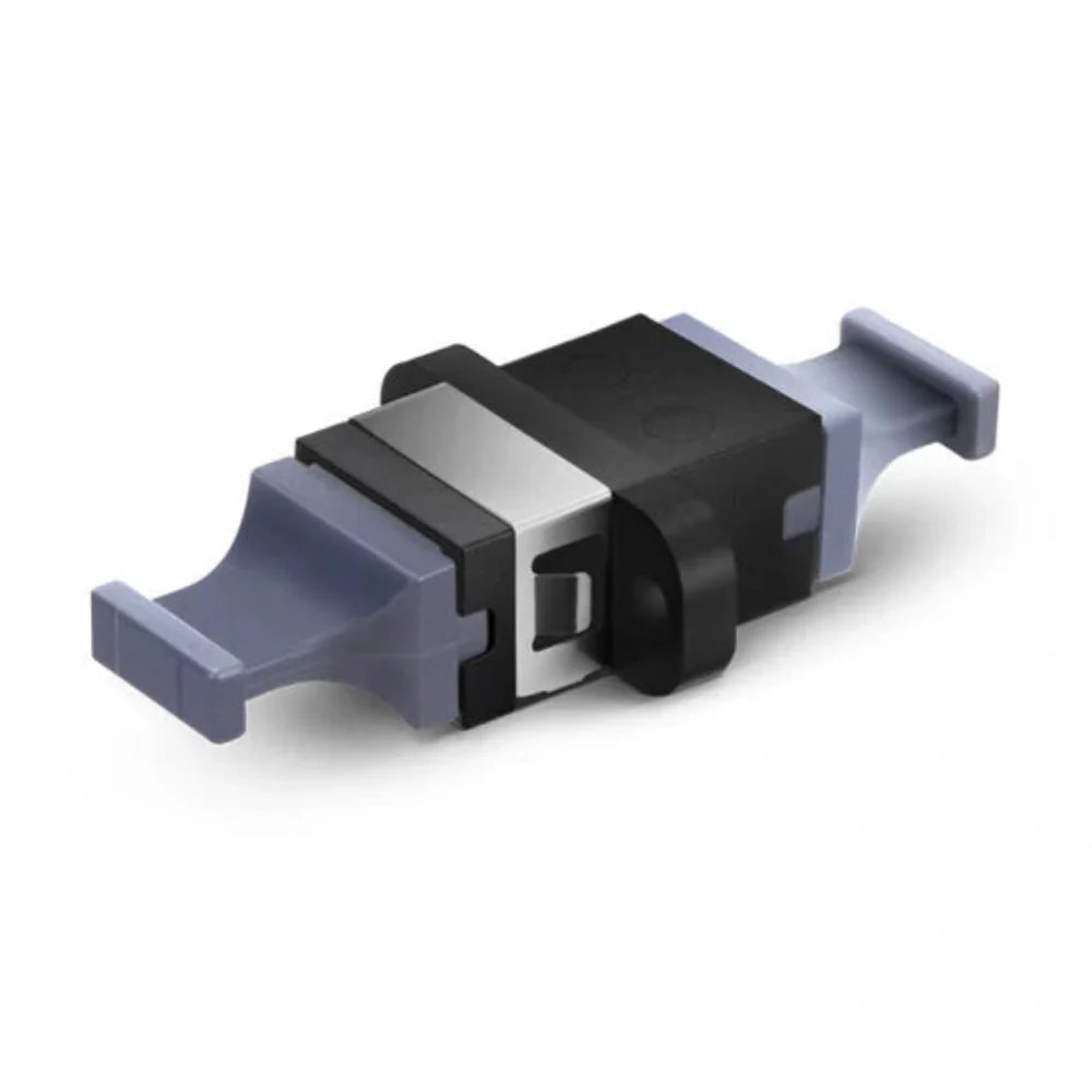 Adaptateur fibre optique US Conec MPO pour connexions MPO 8 12 et 24 fibres avec alignement Key Up vers Down pour panneaux de brassage haute densité datacenter