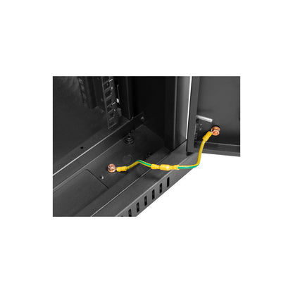 42U 19 inch server cabinet 800 × 1200 black interior rack rails and mounting space