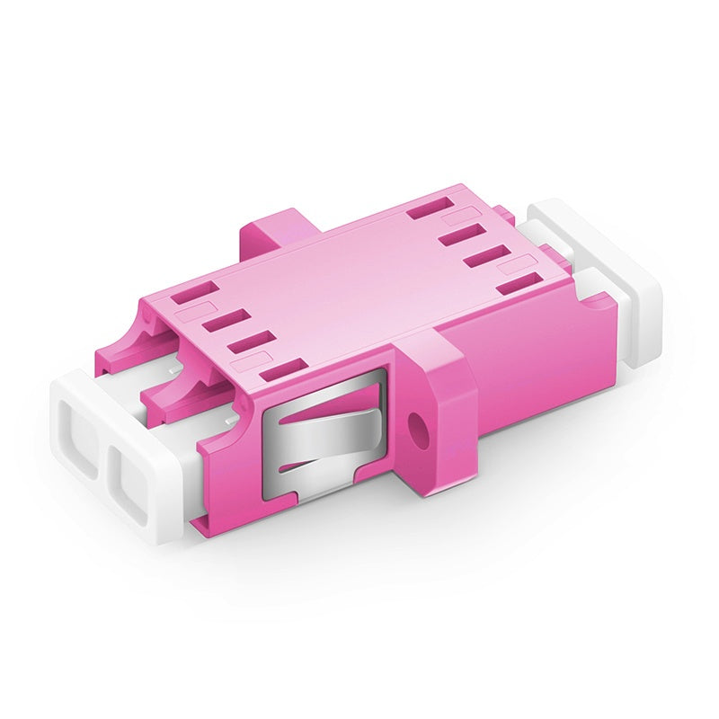 Adaptateur fibre optique LC UPC duplex pour fibre multimode OM4 50/125 coupleur LC vers LC empreinte SC pour centre de données et panneau de brassage fibre