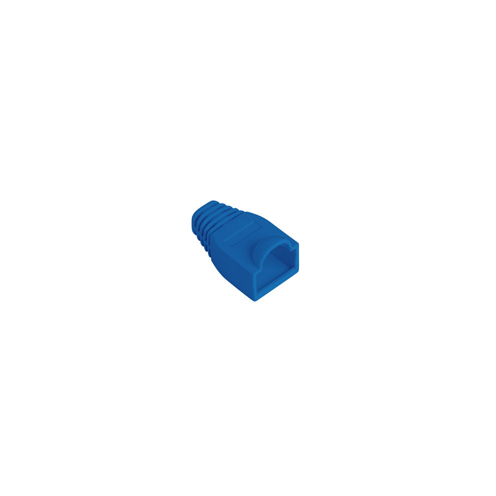 RJ45 strain relief boot blue connector protection cap for Ethernet patch cables 100-pack network cable accessory