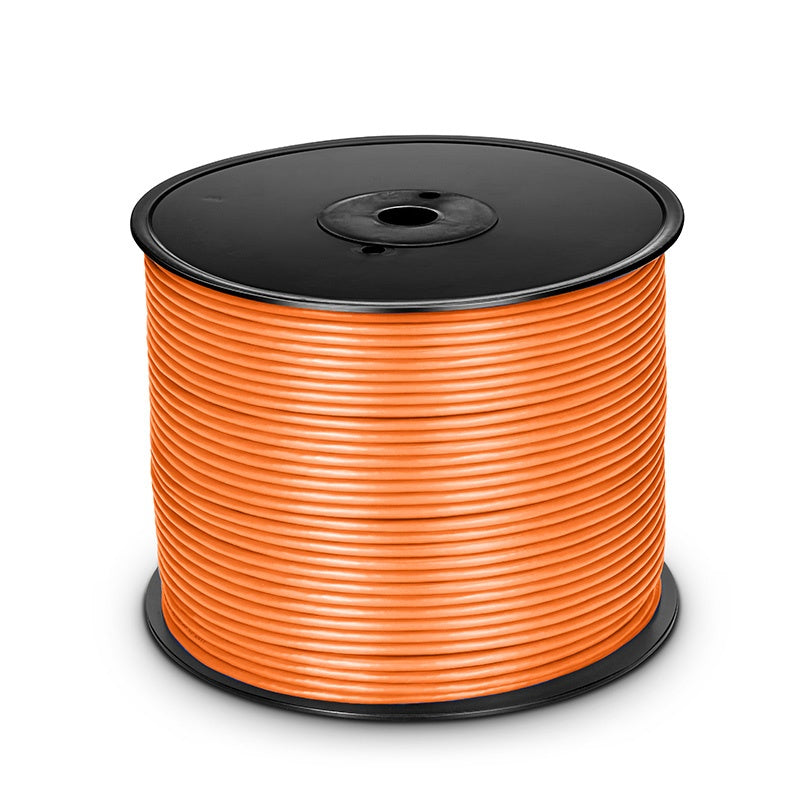 Câble d'installation Cat7 S/FTP cuivre CU 7080 2x4P paires torsadées orange LSZH pour réseaux LAN haute vitesse et câblage structuré