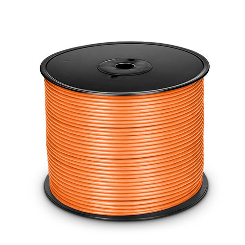 Câble d'installation Cat7 S/FTP cuivre CU 7080 2x4P paires torsadées orange LSZH pour réseaux LAN haute vitesse et câblage structuré