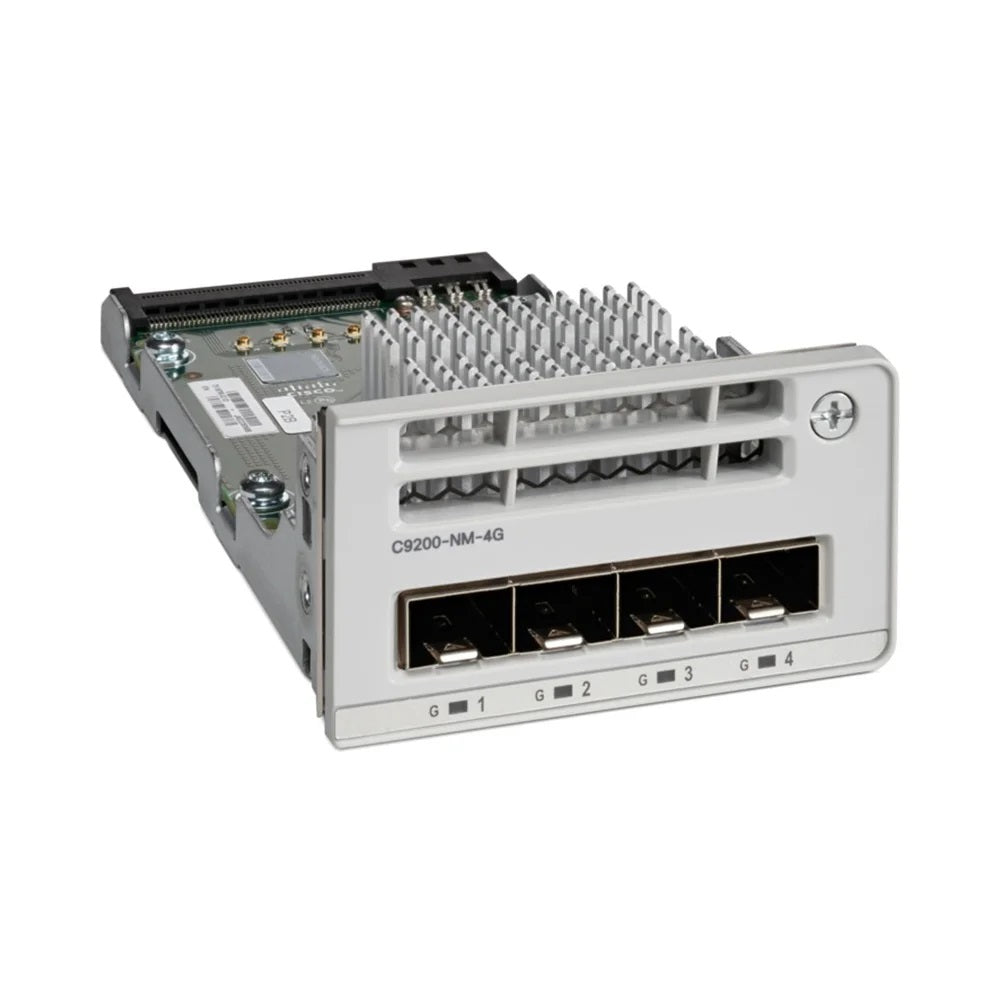 Cisco Catalyst C9200-NM-4G module réseau avec 4x ports uplink 1G SFP pour commutateurs série Catalyst 9200