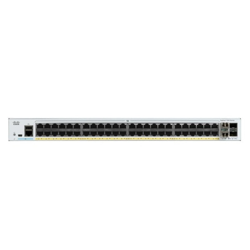 Cisco Catalyst C1000-48T-4G-L commutateur Gigabit Ethernet 48 ports couche 2 géré avec 4x uplinks 1G SFP