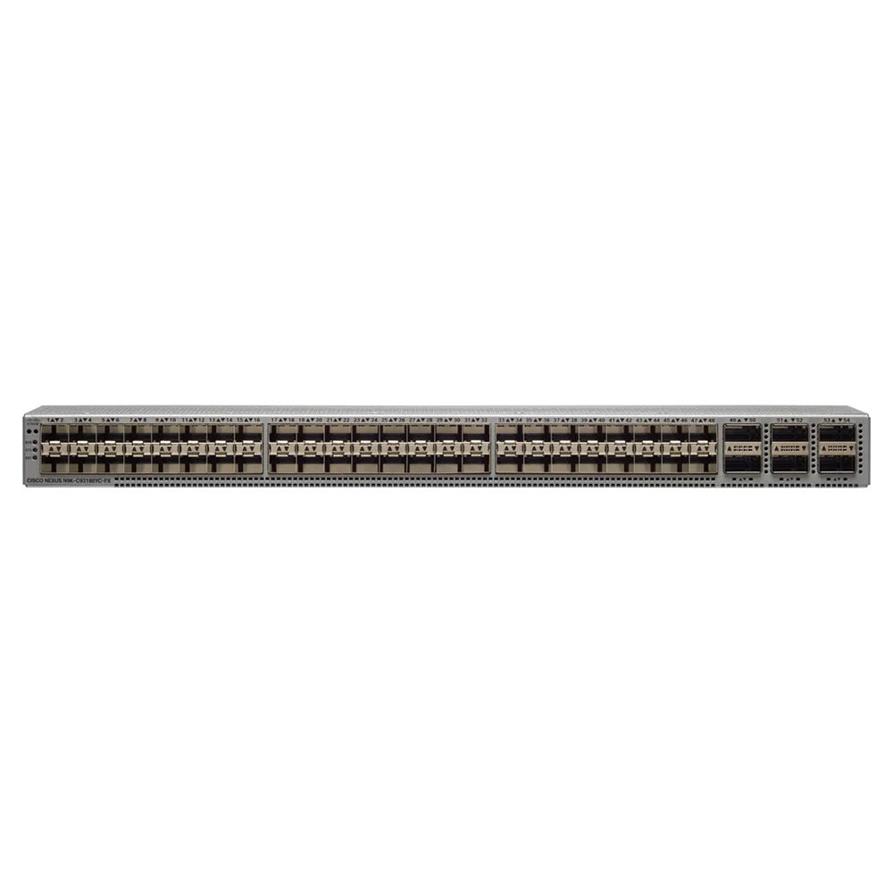 Commutateur centre de données Cisco Nexus N9K-C93180YC-EX avec ports 1/10/25G SFP28 et uplinks 40/100G QSFP28