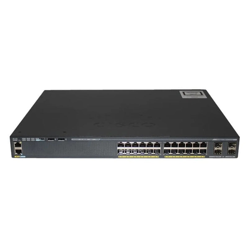 Commutateur Cisco Catalyst WS-C2960X-24PSQ-L 24 ports Gigabit Ethernet PoE+ Layer 2 géré avec 2x uplinks 10G SFP+