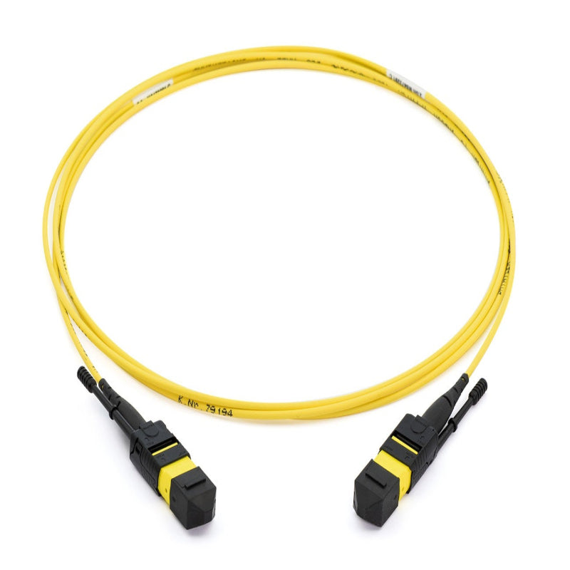 Cordon MTP/APC OS2 monomode jaune LSZH E9/125 G.652.D pour datacenter