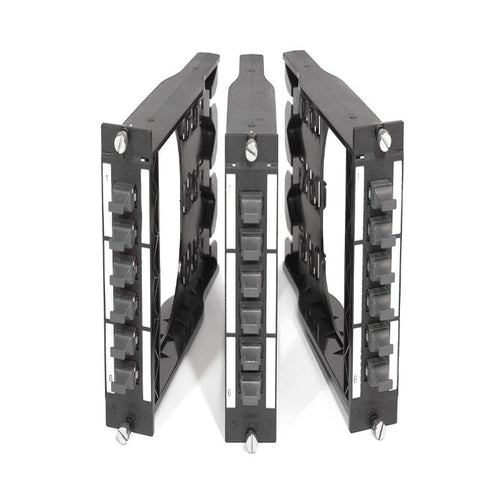 Module FO DCS 3U 7HP BO avec 6 adaptateurs MTP PC Type A pour fibre monomode OS2 9/125, panneau de brassage datacenter haute densité