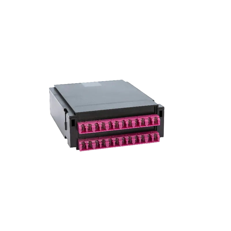 Module HD DCS BO avec 12 adaptateurs LC Duplex PC pour fibre multimode OM4, panneau de brassage datacenter haute densité