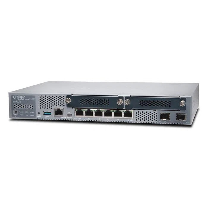 Juniper SRX320-SYS-JB appliance de sécurité pare-feu nouvelle génération sous Junos OS pour VPN de succursale et protection réseau entreprise
