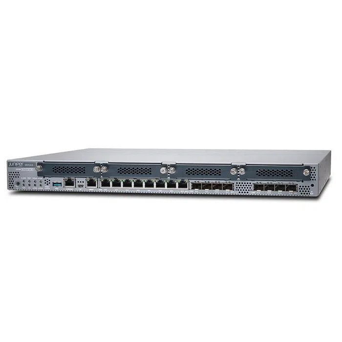 Juniper SRX345-SYS-JB-2AC appliance de sécurité pare-feu nouvelle génération avec double alimentation CA sous Junos OS pour la protection des réseaux succursale et entreprise