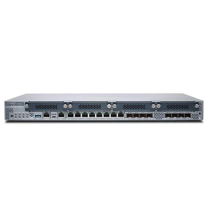 Juniper SRX345-SYS-JE appliance de sécurité pare-feu nouvelle génération sous Junos OS pour VPN de succursale et protection réseau entreprise