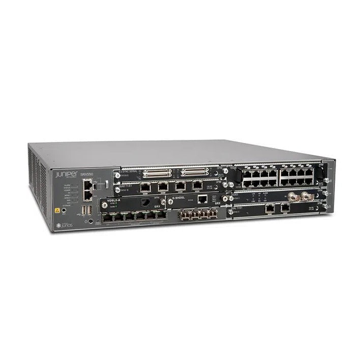 Juniper SRX550-645AP-M appliance de sécurité pare-feu nouvelle génération sous Junos OS pour la protection des réseaux entreprise et datacenter