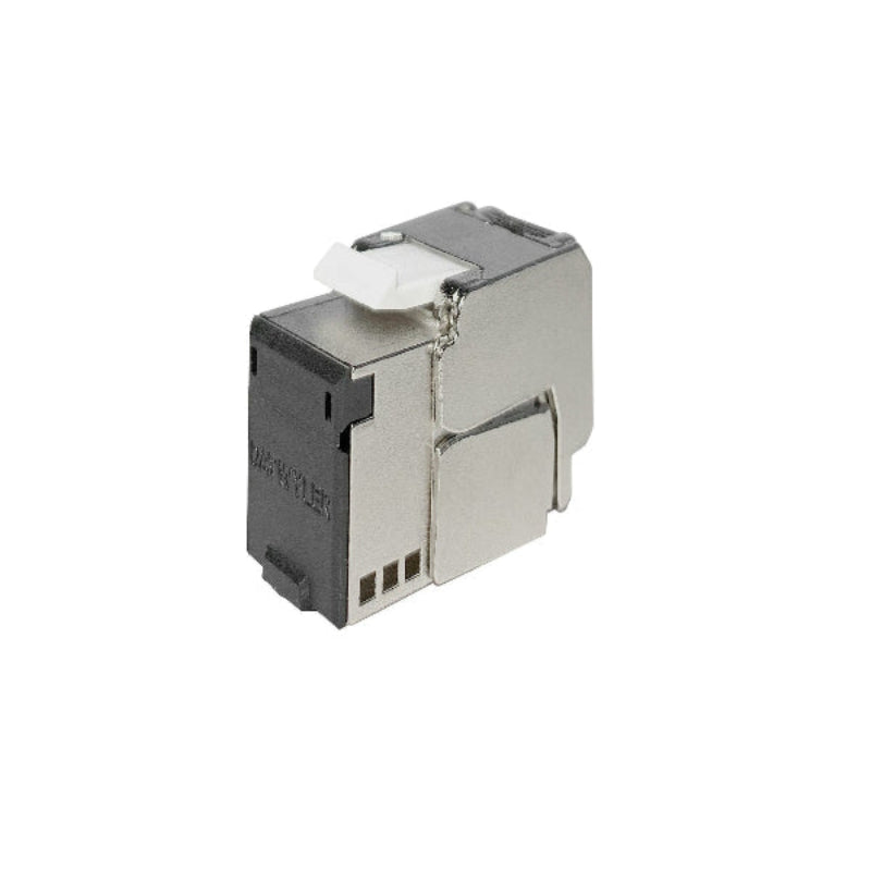 Module Keystone RJ45 KS-TC Plus Cat6A blindé sans outil compact pour Ethernet 10G, câblage réseau structuré, pack de 12