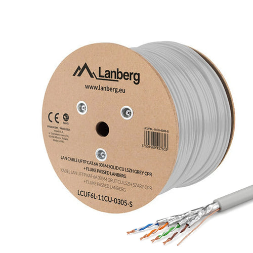Câble en vrac Cat6A U/FTP 305 m gris