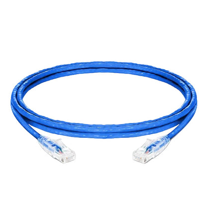 Cat6 U/UTP RJ45 Ethernet patch cable blue 100% copper high speed network cable for LAN and data center connectivity