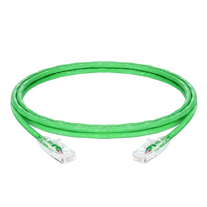 Cat6 U/UTP RJ45 Ethernet patch cable green 100% copper high speed network cable for LAN and data center connectivity