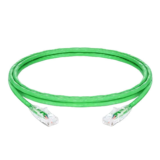 Cat6 U/UTP RJ45 Ethernet patch cable green 100% copper high speed network cable for LAN and data center connectivity