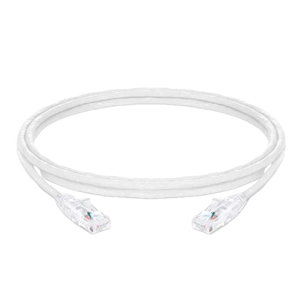 Cat6 U/UTP RJ45 Ethernet patch cable white 100% copper high speed network cable for LAN and data center connectivity