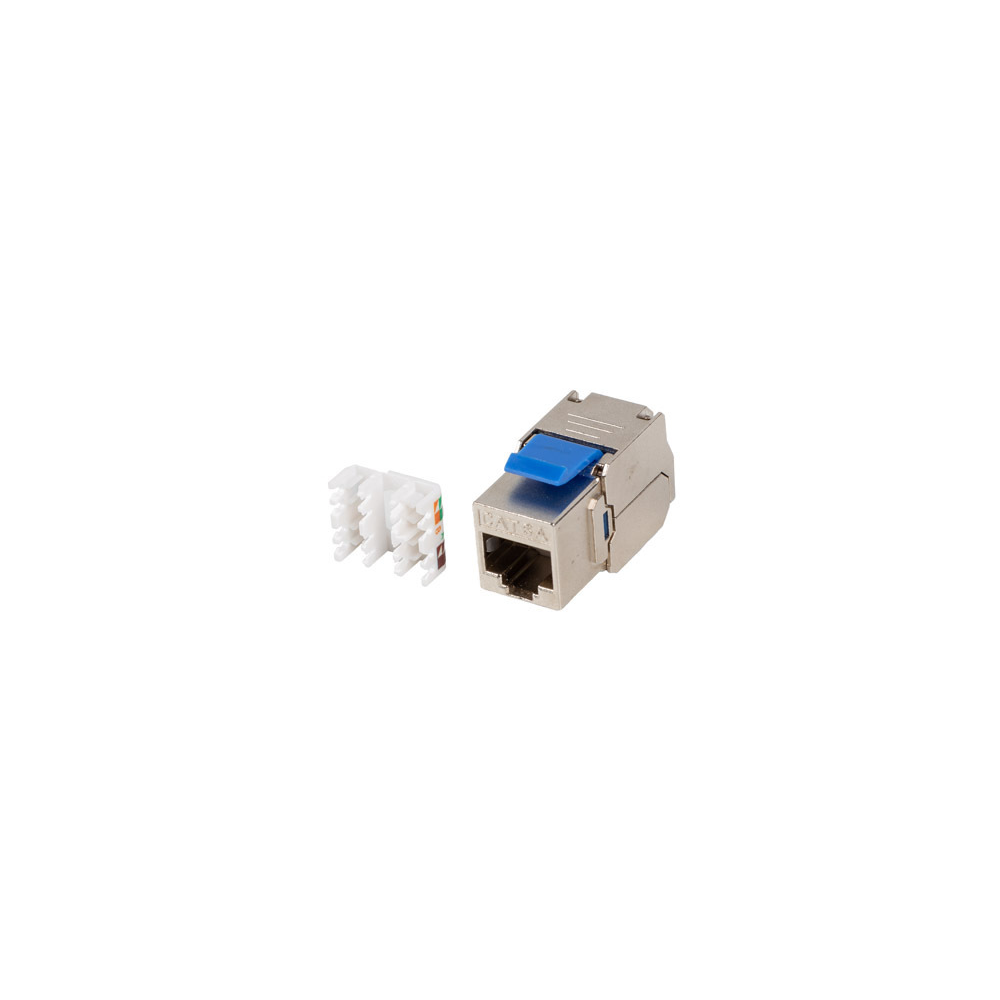 Module keystone Cat6A FTP RJ45 sans outil connecteur blindé pour câblage réseau structuré Ethernet 10G lot de 20